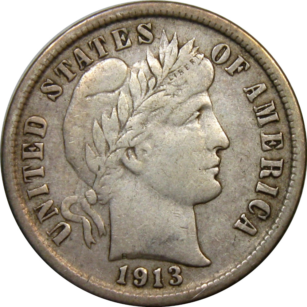 1913-10c-Liberty-Head-Barber-Dime
